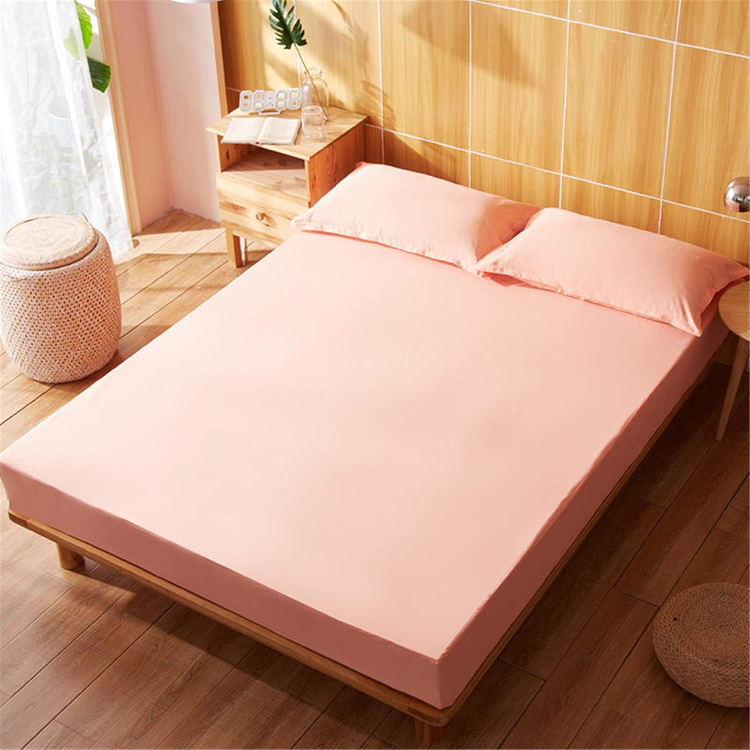 JIEJIELL Waterproof Mattress Toppers,Cotton Breathable Deep