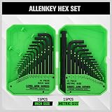 Swanlake 32-Piece Hex Key Set with Torque Handle SAE Metric in Case view 4