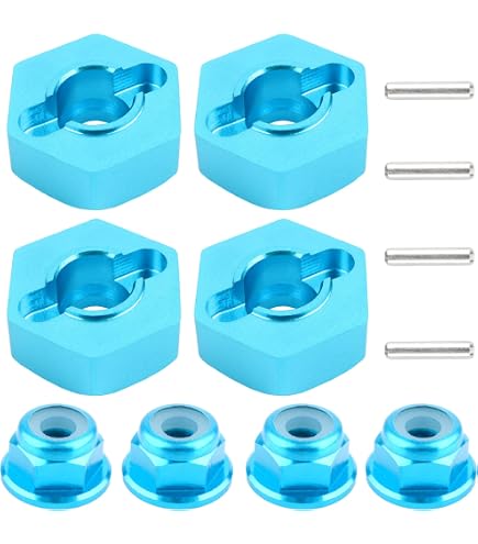 Broche hexagonale en aluminium pour WLtoys 12428 FY 1/12 de voiture Broche hexagonale en aluminium pour WLtoys 12428 FY 1/12 de voiture