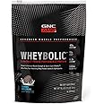 GNC AMP Wheybolic Clinically Proven Protein Powder, 40g Whey Protein, BCAA, Leucine, Increases Muscle Strength, Muscle Building, 3rd Party Tested, Gluten Free. Cookies and Cream, 10 Servings