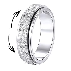 Supcare Fidget Ring for Women Anxiety Relief Ring