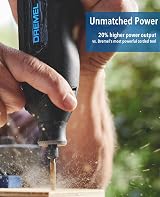 Dremel 8260 Cordless Rotary Tool 12V 3Ah Brushless, 5 Accessories, Bluetooth view 5