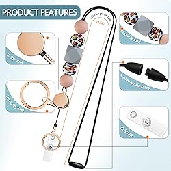 Retractable Lanyards for ID Badges and Keys, Cute