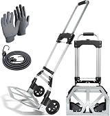 WMR Heavy Duty Folding Aluminium Hand Truck Trolley 80 KG Load Capacity