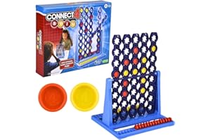 Hasbro Gaming Connect 4 Spin Game, Features Spinning Connect 4 Grid, 2 Player Board Games for Family and Kids, Strategy Board Games, Ages 8 and Up