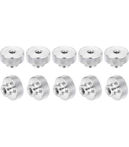 M3 Lock Nut Aazon.co: Uxcell Knurled Thub Nuts, 4Pcs 6x1 304 Stainless Steel Round Knobs Fasteners For M6 Coupling Nut