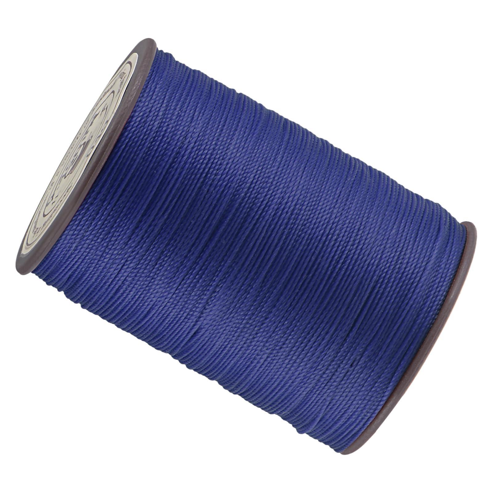 Kozelo Thin Leather Waxed Sewing Thread - 0.45mm x 175 Yards, Dark Blue