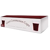 Grace Communion Cups - Plastic Disposable Fits Communion Trays - 100 Pack
