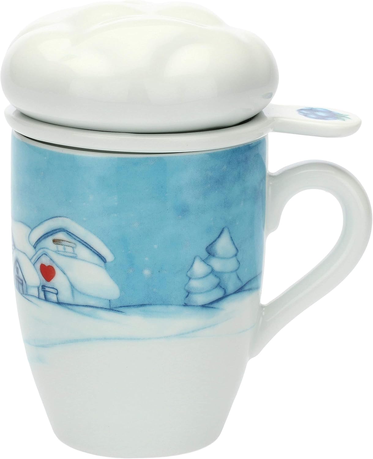 teiera per piano cottura con infusore