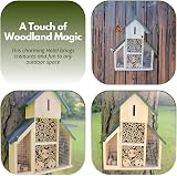 Garden Mile Large Wooden Insect Hotel Bug House for Wildlife Habitat view 7