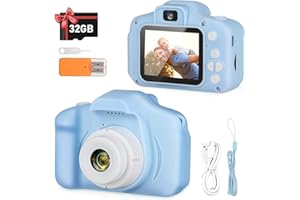 Vasttron Kids Selfie Camera,Kids Camera for Age 3-12 Toddler HD Digital Video Cameras Portable Children Selfie Camera with 32GB SD Card