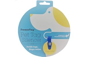 FreezeTag Dog Tag Silencer and Connector, One Size, Sky Blue