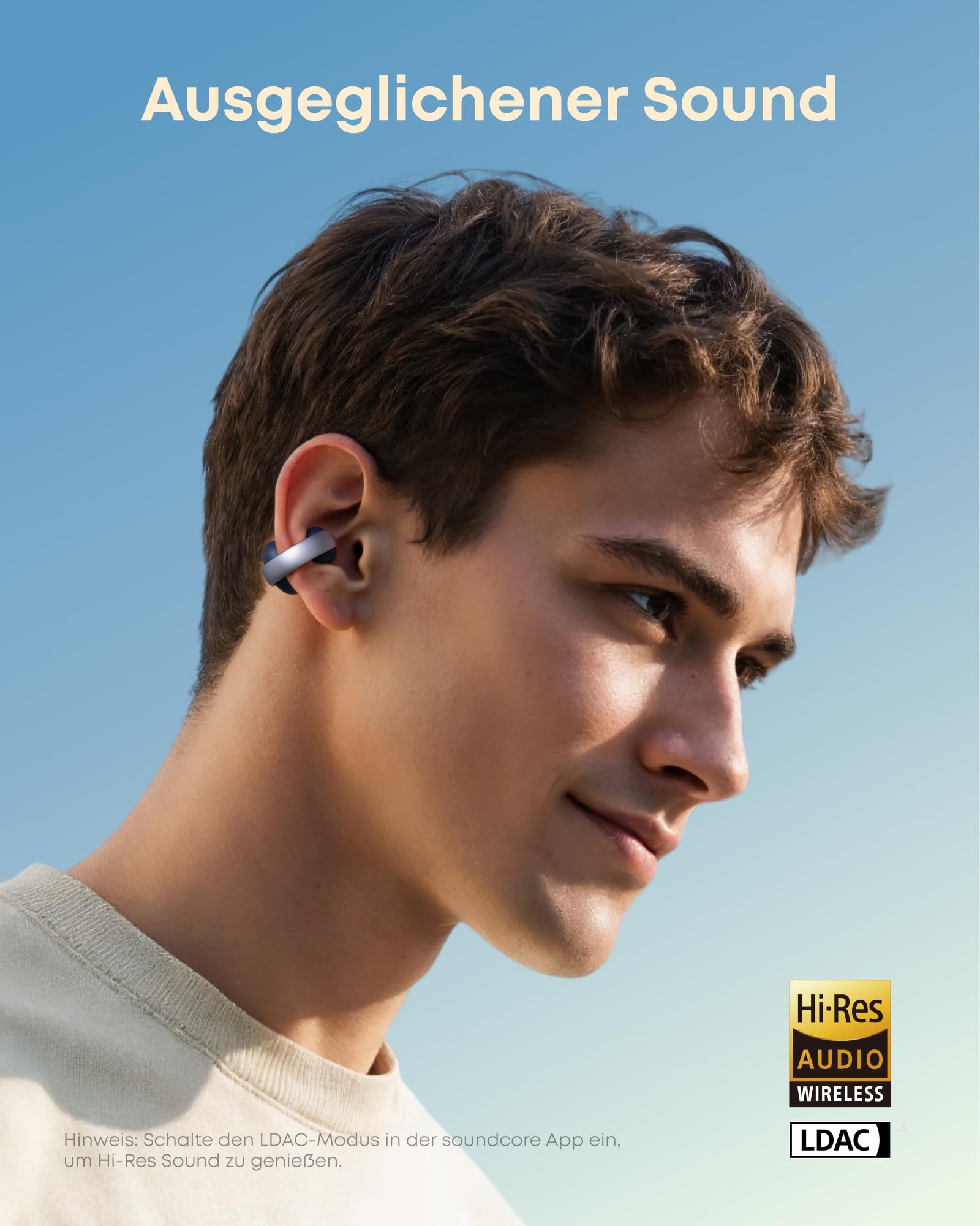 soundcore by Anker AeroClip, Open-Ear Kopfhörer, Open-Ring Design, Hi-Res 5