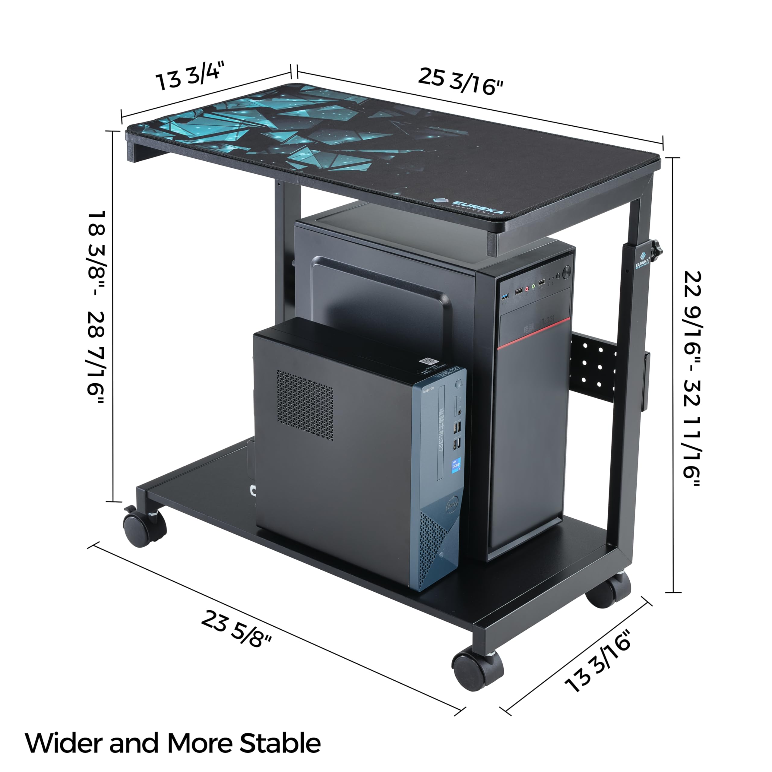 Mua EUREKA ERGONOMIC Height Adjustable Computer Tower Stand, 2-Tier ATX ...