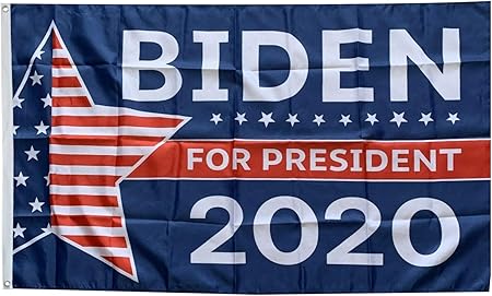 Amazon Com Astany Joe Biden 2020 Flag Half Star Rwb Flag 3x5ft Banner Garden Outdoor