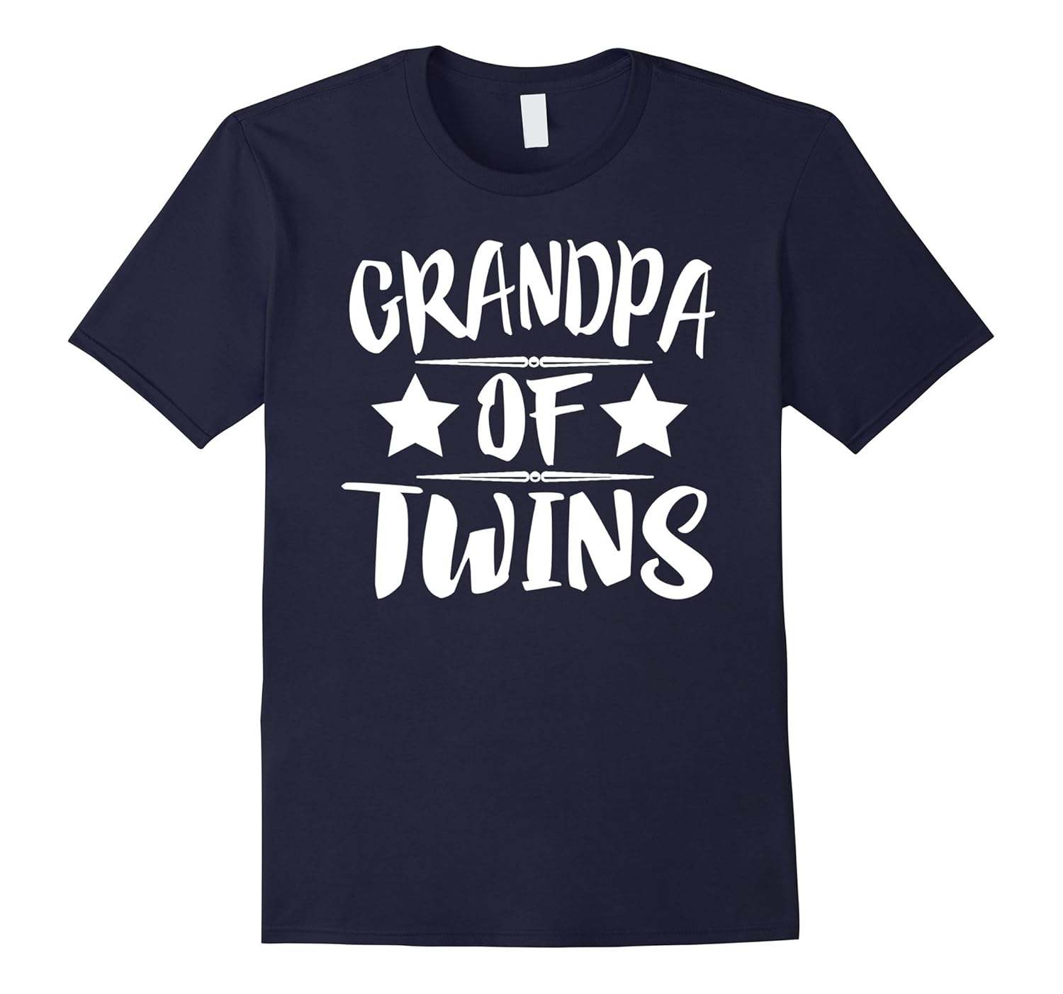 Grandpa Of Twins Grandfather Gift T-Shirt-ANZ