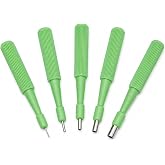 Disposable Biopsy Punch Curettes Set of 5 - Professional Sterile Dermal Punch Tool for Skin Piercing &amp; Body Jewelry, Multi-Size Punch Biopsy Kit (1mm, 2mm, 4mm, 6mm, 8mm) with Protective Handle