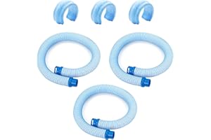 DEEKOOL R0527700 Pool Cleaning Vacuum Hose, Fast Twist Lock Hose Replacement Parts, 39 Inch, Blue and White Single Section Small Hose. Fit for Zodiac Baracuda MX6,MX8,X7,T3,T5 Swimming Pool Cleaner (3 Pack)