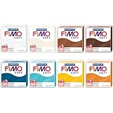 FIMO Soft &amp; Effect Polymer Oven Modelling Clay - 57g - Set of 8 - The Chai Latte Collection