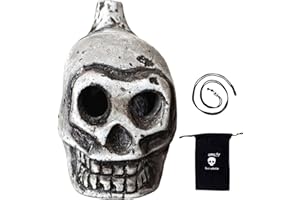 Skull Spooky Human Death Scream Loud Whistle | Aztec Death Whistle,Screaming Death Whistle,Authentic Aztec Whistle,High Decib