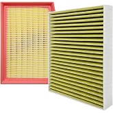 Cabin and Engine Air Filter Fits for 2024 2025 2026 Trax, 2021-2026 Trailblazer, 2020-2026 Encore GX, 2024-2026 Envista, Fits CF11966, CA12814, 42712666, JM966, JM2666