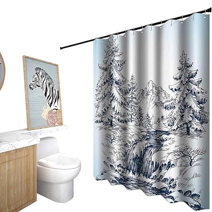 Amazon Com Branddy Shower Curtain Rod Apartment Decor Collection