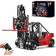 Mould King Technic Large Forklift Building Blocks Kits, 4579 Pieces Heavy-Duty Truck Sets to Build, 1:8 Scale Model, APP Cont