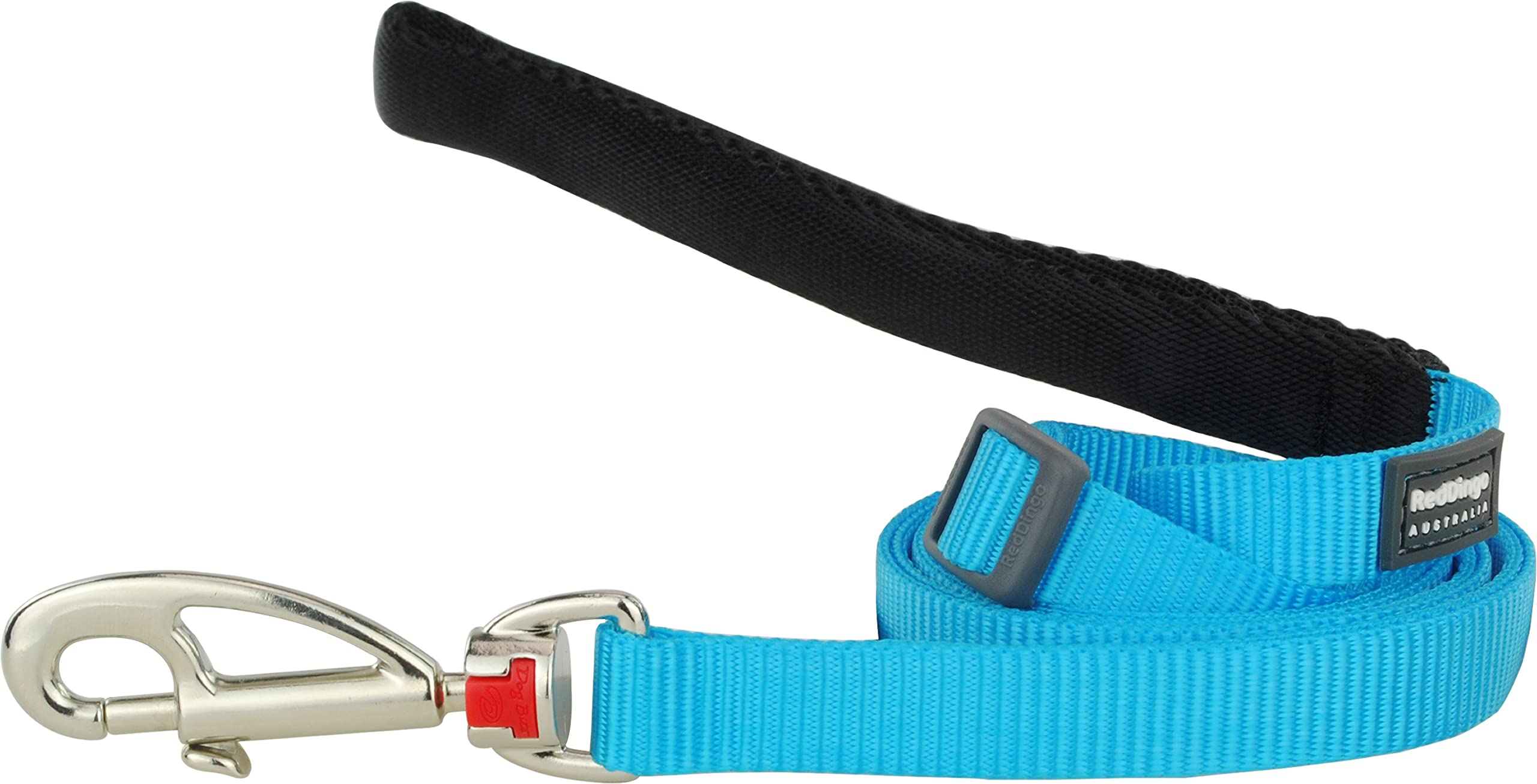 Red Dingo Dog Lead, Classic Turquoise, 12mm/Small