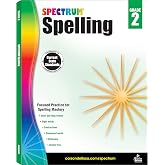 Spectrum Spelling Workbook Grade 2, Ages 7 to 8, 2nd Grade Spelling Workbook, Phonics, Handwriting Practice with Sight Words, Vowels, and Compound Words With English Dictionary - 208 Pages