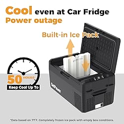 Setpower 12V Refrigerator 21 Quart Portable Freezer