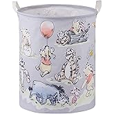 Bear Storage Basket, Nursery Large Hamper Canvas Laundry Basket Foldable With Waterproof Pe Coating,For Kids Boys And Girls, Bathroom, Bedroom, Clothes,Toy Bin