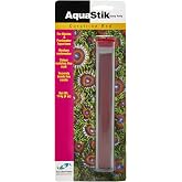 Two Little Fishies AquaStik Red Live Rock Epoxy Putty for Aquariums, 4 oz | Underwater Epoxy Putty, 4oz Jumbo Stick, Coralline Red, For Freshwater and Saltwater Marine Aquariums