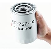&lrm;Hydraulic Oil Filter 10 Micron Return Line Filter housing, 20 GPM High Flow, 200 PSI Max Pressure, 1"-12 UNF Thread,Compatible with Log Splitters &amp; Mini Excavators model CP-752-10,723-0405 221006