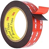 Double Sided Tape Heavy Duty, Adhesive Mounting Tape Waterproof, 16.4 FT x 0.94 IN, Strong Foam Tape for Walls, Automotive, H