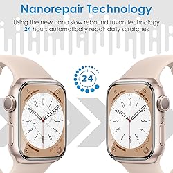 UniqueMe 6 Pack for Apple Watch Screen Protector