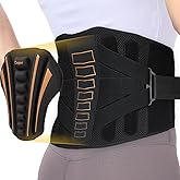 Enthra Copper Back Brace - Relief from Lower Back Pain, Unique SVA System for Proper Posture, Enhanced Ergonomic Pad with 10X Compression Support, Breathable and Comfortable Fit for Men and Women