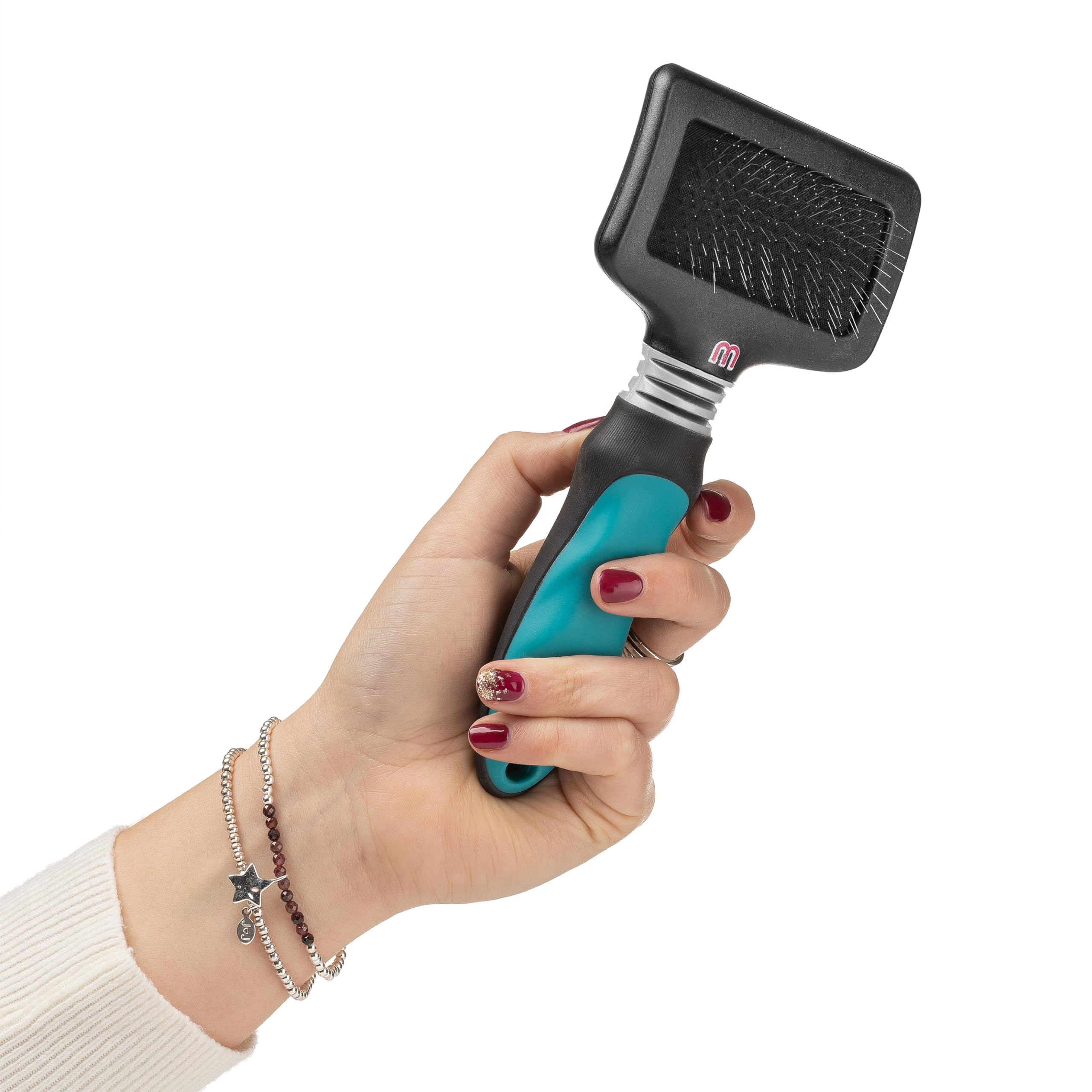 Mikki Dog, Cat, Puppy, Kitten Grooming Ball Pin Slicker Brush -For Knot, Tangles -Sml-Med Pets-Small