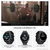 Garmin fēnix E 47mm GPS Smartwatch Slate Grey Black 16 Day Battery view 4