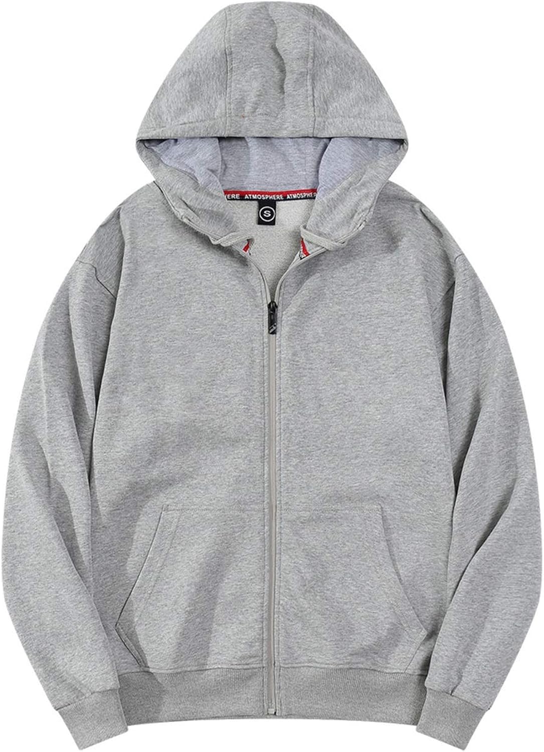 LBWT Sketshirts De Algodón De Moda Simple, Cardigan con Hoods Zip