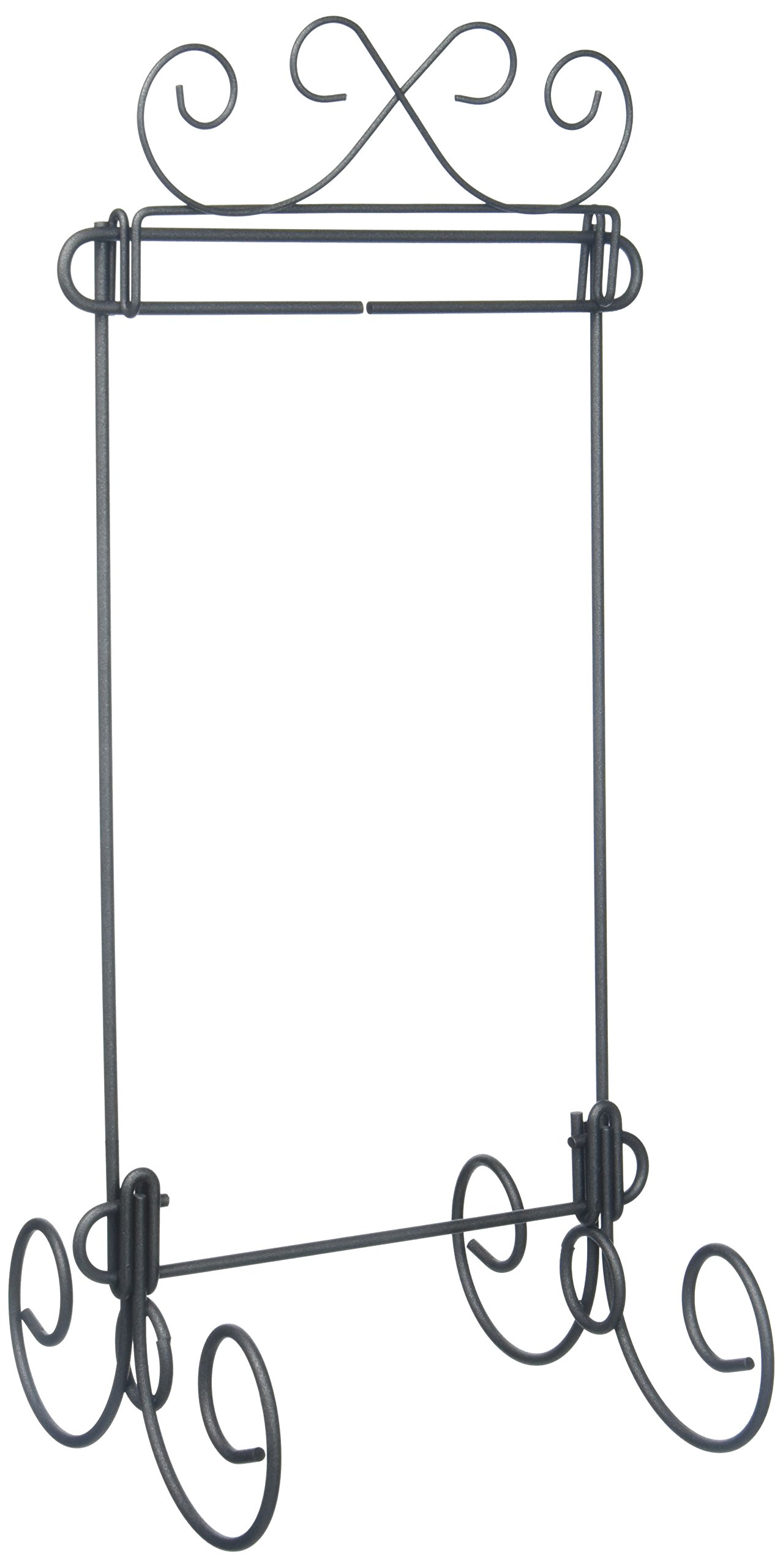 Ackfeld 6in x 12in Scroll Single Stand Silver, 6 Inches x 12 Inches