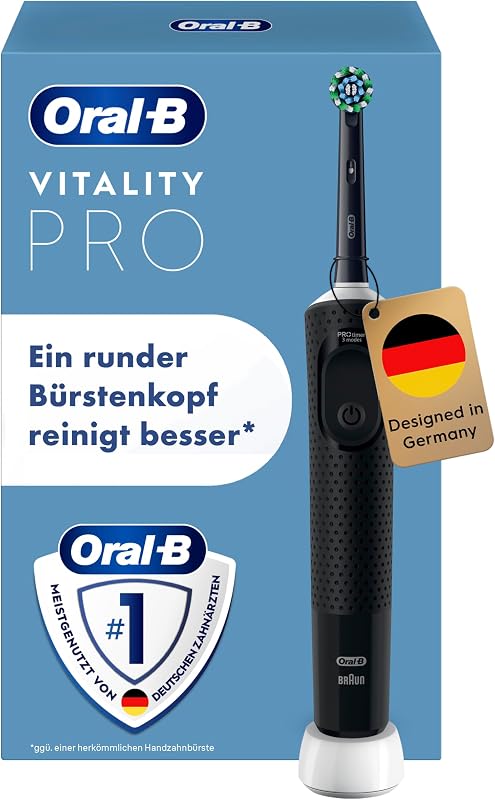 Vitality Pro Elektrische Zahnbürste, Schwarz