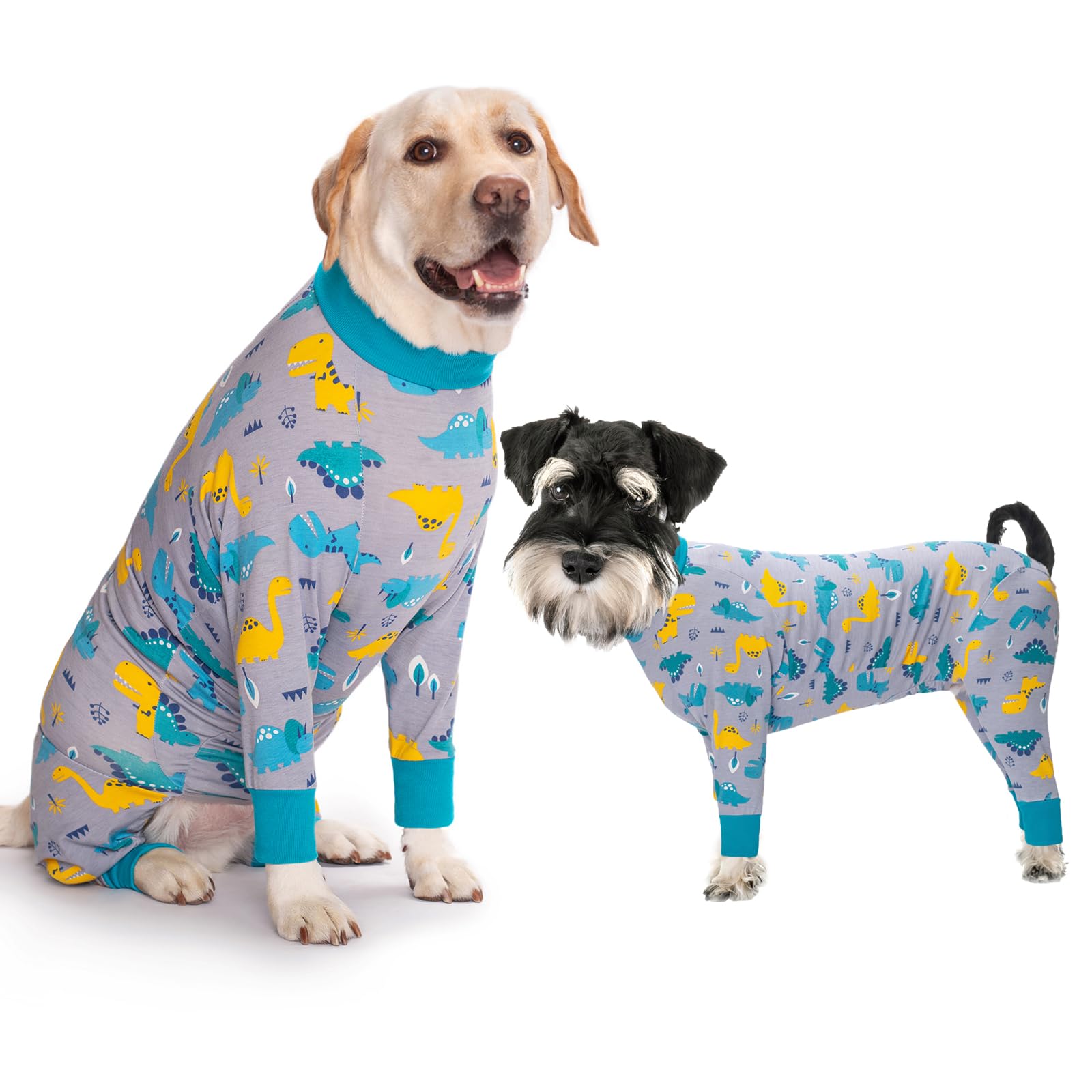 Photo 1 of Dog Recovery Suit After Surgery Female Male, Medium Large Dog Neuter Shirt Cone Alternatives Prevent Licking Surgical Onesies (Dinosaur, XL)