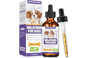 RUAKPL Melatonin for Dogs,Dog Sleep Aid,Calming for Dogs,Melatonin for Sleep Relieves Anxiety and Stress in Dog, Helps Calm and Restful Sleep,Bacon Flavor