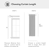 Deconovo Lemon Yellow Thermal Curtain Eyelet 1 Panel W55 x L95 Blackout view 8