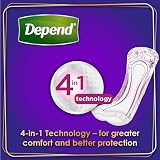 Depend Super Incontinence Pads for Women - 48 Pads view 4