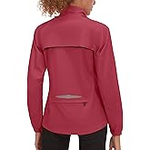 Little Donkey Andy Women's Lightweight Waterproof Cycling Jacket with Removable Sleeves for Biking Running Golf