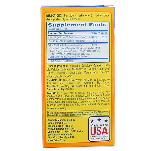ESTER C 1000MG 60CT COATE SIZE 60CT