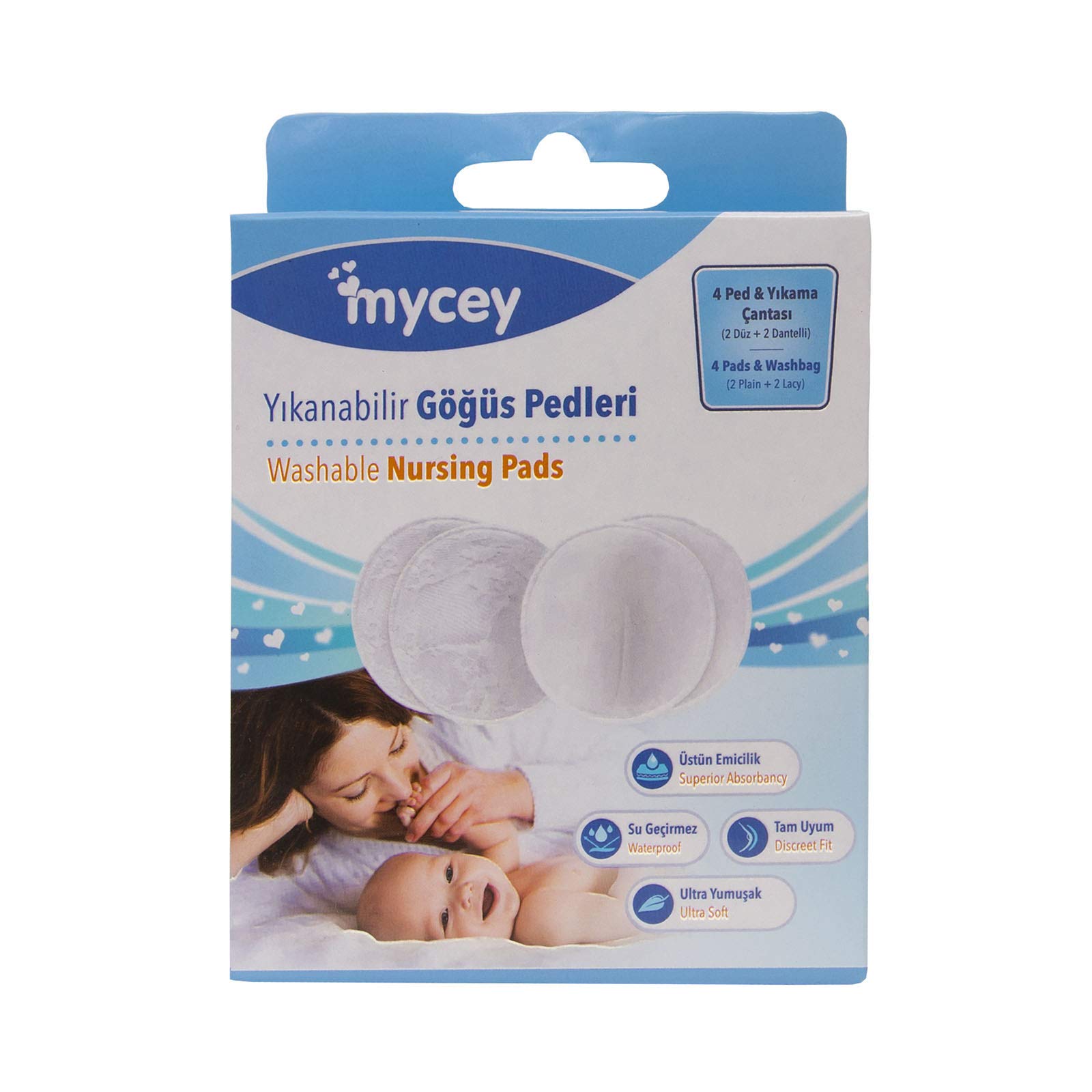Mycey Washable Nursing Pads