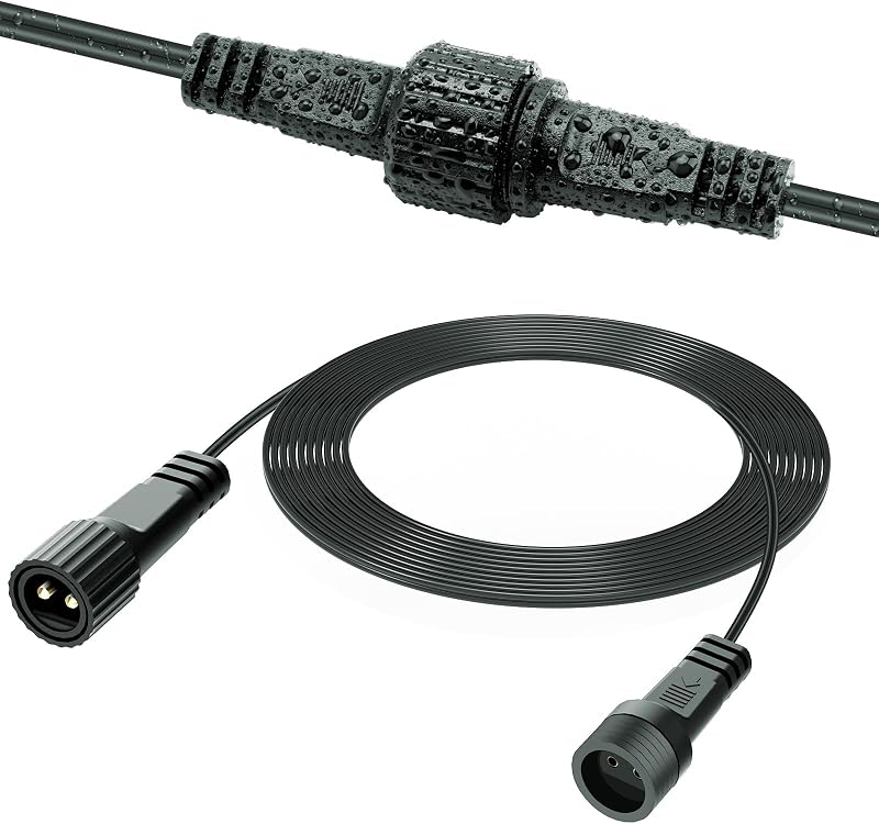 cshare 10M Extension Cable IP65 2 Pin for Outdoor Lights G40 Net Icicle