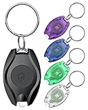 Uniclife 5 Pack LED Keychain Flashlight Mini LED